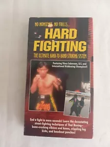 HARD FIGHTING with Vince Soberano VHS EX. Condition - Picture 1 of 2