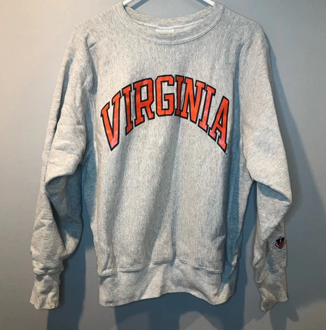 Vintage Virginia Cavaliers Sweatshirt Crewneck Men’s M UVA NCAA Reverse Weave Cover