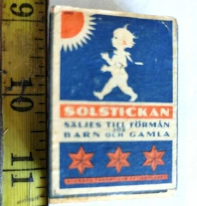 SOLSTICKAN HOTEL MALMEN STOCKHOLM SWEDEN WOODEN MATCHBOX {13} - Picture 1 of 5