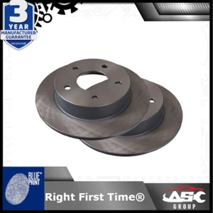 Juego de discos de freno - Traseros - 258 mm - se adapta a Nissan 200SX, Silvia 84-03 - 43206-74F00 - Imagen 1 de 1