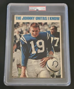 JOHNNY UNITAS Signed Magazine Photo-HALL OF FAME-BALTIMORE COLTS-PSA - Picture 1 of 6