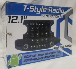 Linkswell Gen 4 T-Style Android Car Stereo for 2018-2021 Jeep Wrangler Gladiator - Picture 1 of 7