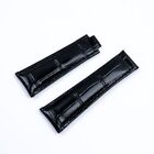 20mm Leather Watch Band Fit For Rolex Daytona Submariner Deepsea Oysterflex Gmt