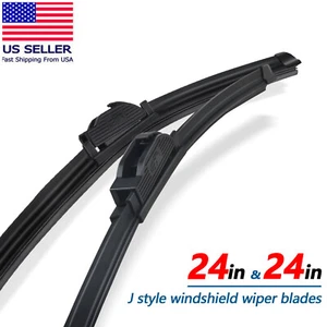 24" & 24" PREMIUM QUALITY SUMMER WINTER WINDSHIELD WIPER BLADES - Bild 1 von 7