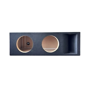8" Dual portiert Subwoofer Gehäuse Auto Audio Lautsprecher MDF-Schwarz - Bild 1 von 4
