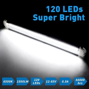 Auto 12V 120-LED Dach Lampe Leuchte Innenraum Beleuchtung Weiß Leselampe KFZ PKW - Bild 1 von 11