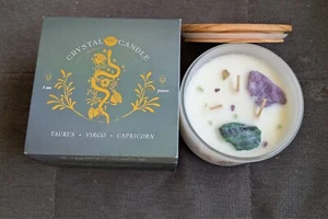 The Mindful Collective 12oz Soul of Earth Candle W/ Crystals - Picture 1 of 2