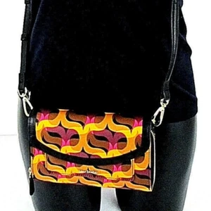 Vera Bradley Modern Lights Ultimate Crossbody Convertible Organizer Geldbörse Neu - Bild 1 von 11