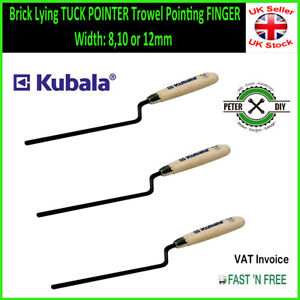 Brick Lying TUCK POINTER Trowel Pointing FINGER Width: 8,10 or 12mm