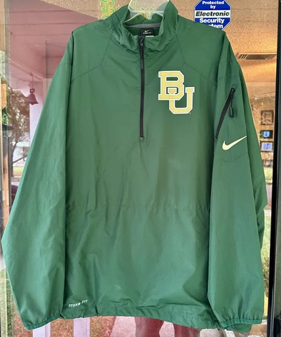 Baylor Bears Storm Fit Jacket/Shirt/Pullover Windbreaker SUPER NICE Size XL Cover