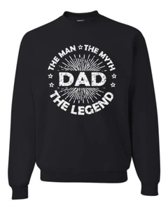Papá Hombre Mito Leyenda Divertido Papá Tío Papá Regalo Hombres Mujeres Sudadera - Imagen 1 de 13