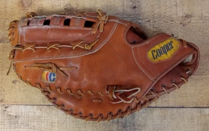 Vintage Cooper First Basemen Mitt Black Diamond Series 673 Right Hand Glove LHT - Picture 1 of 7