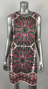 London Times Sheath Dress 18 Multicolor Floral Boat Neck Sleeveless  - Picture 1 of 7