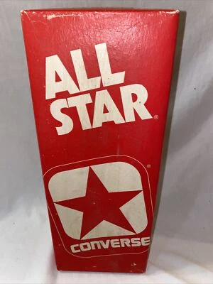 Vintage 1984 Converse Chuck Taylor White All-Star Shoe BOX ONLY Mens Size 8 - Image 1 of 4