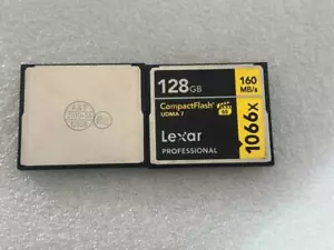 Lexar Professional 1066x 128GB CompactFlash UDMA7 CF Card Without image labels - Picture 1 of 2