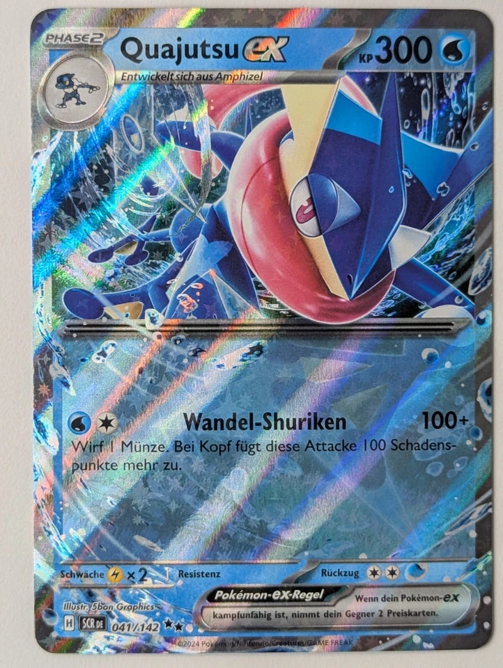 Quajutsu ex Stellarkrone 041/142 Deutsch NM Pokemon - Bild 1 von 1