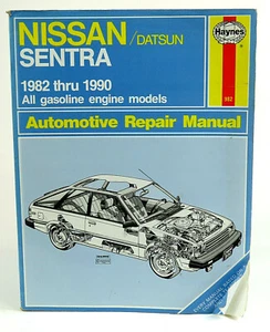 Haynes Repair Manual Nissan Sentra 1982-1990 MPN: 982 - Picture 1 of 10