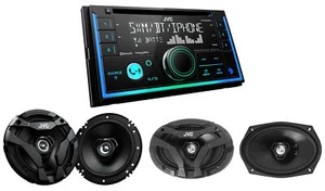 JVC KW-R940BTS 2-DIN Bluetooth Auto CD Receiver mit Alexa+2) 6,5""+2) 6x9"" Lautsprechern - Bild 1 von 12