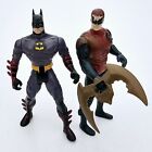 1995 Kenner Gotham City 5 " Action Figures Attack Ala Batman & Hydro Claw Robin