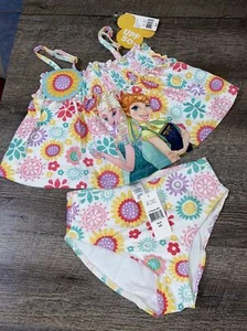 Disney JCPenney Store Frozen Elsa Anna Swimsuit Bikini Girls  - Picture 1 of 4