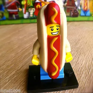 LEGO 71008 Minifigures HOT DOG MAN #14 Series 13 SEALED Minifigs Guy Mascot Bun - Picture 1 of 12