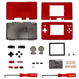 Replacement Housing for Original Nintendo DS Shell Screen Tools Red Black - Picture 1 of 1