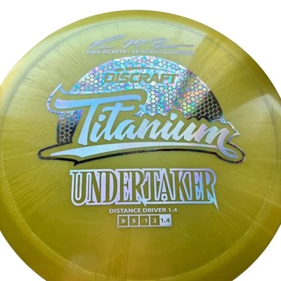 Discraft Undertaker Titanium Paul McBeth Distance Driver 173-174g (175.5 scaled) - Image 1 of 4