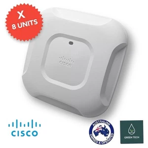 8 x Cisco Aironet 3702i Wireless Access Point AIR-CAP3702I-Z-K9 AP w/ Bracket - Picture 1 of 7