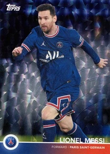 LIONEL MESSI 2021-22 Topps Paris Saint-Germain Soccer ICY Parallel - Picture 1 of 2