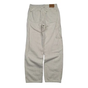 Levi's Jeans Womens 28x28 Premium Baggy Dad Utility Striped Conductor Carpenter  - Picture 1 of 16