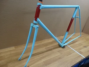 1950's BRITISH ROAD PATH FRAME 58cm FINE LUGS and FORK CROWN frame number 26249 - Picture 1 of 18