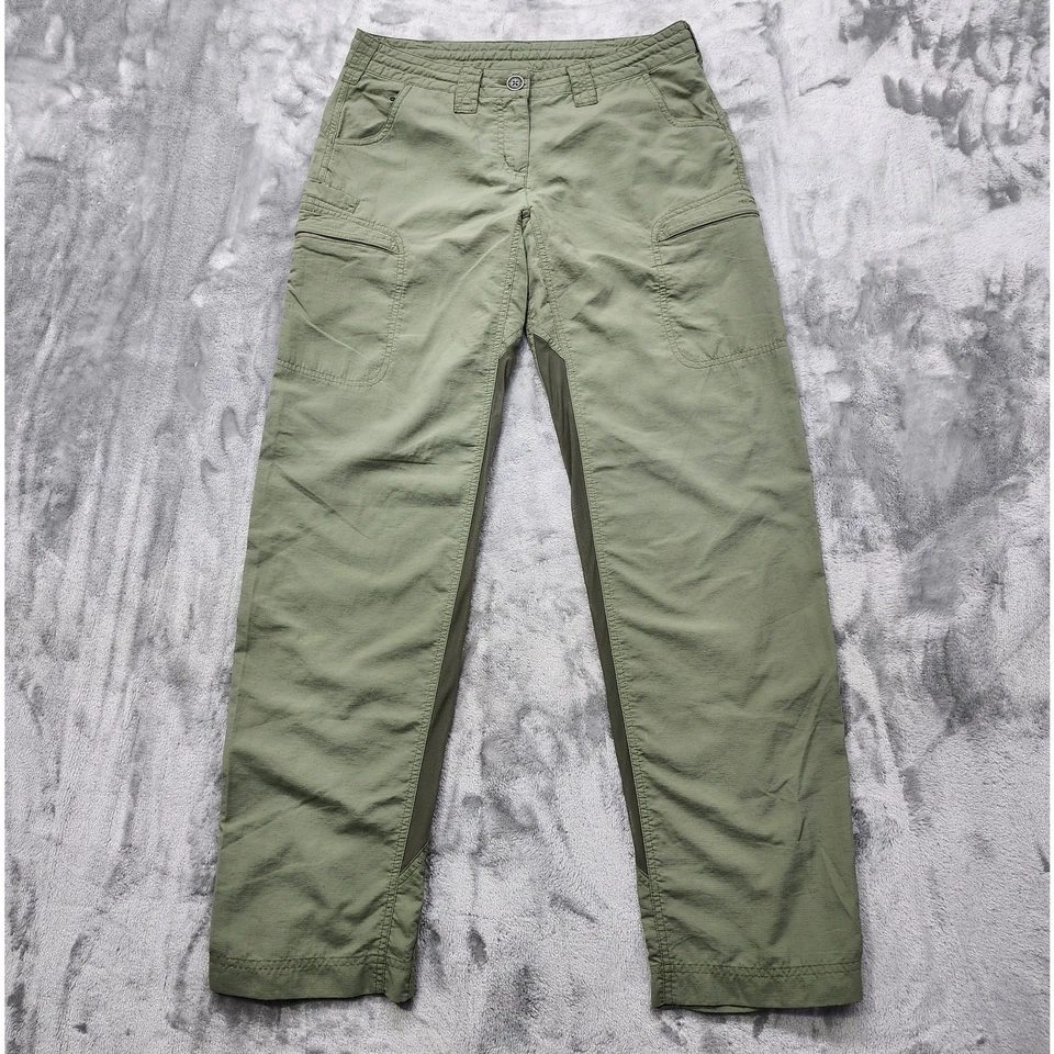 Pantalones Exofficio Mujer 2 Verde Nylon Malla BugsAway Damisela UPF 45 Senderismo  Foto 1 de 4