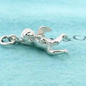 Tiffany & Co. Sterling Silber kleiner Cherub Engel Charm Anhänger - Bild 1 von 5