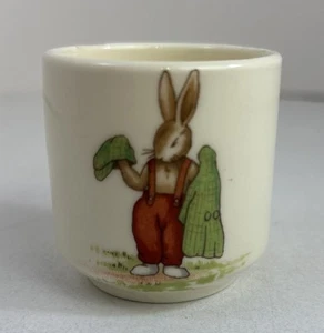 ROYAL DOULTON 1936 Crown England Fine English Bone China Bunnykins Egg Cup - Picture 1 of 5