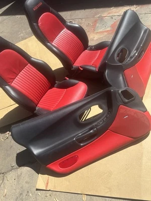 2002 2003 04 Corvette Z06 seats Door Panel frame, sliders, adjusters Cover NOS - Image 1 of 4