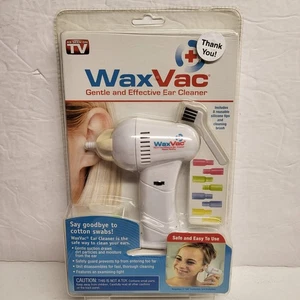Wax Vac Portable Vacuum Suction Ear Wax Remover Cleaner New & Sealed! - Picture 1 of 3