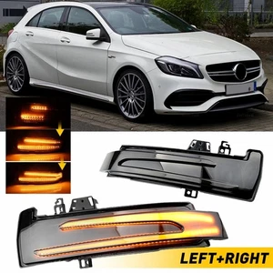Sequential LED Side Mirror Turn Signal Light for Mercedes Benz C E S CLA CLS GLK - Bild 1 von 13