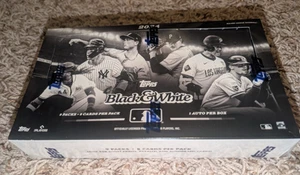 2024 Topps Blanco y Negro Béisbol Sellado de Fábrica B&W Hobby Box SELLADO - Imagen 1 de 5