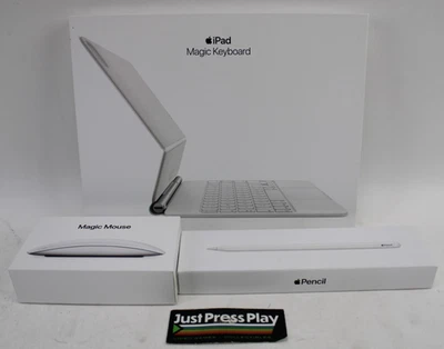 Apple iPad Accessory Bundle - Magic Keyboard, Magic Mouse & Pencil w/ Boxes VGC - Image 1 of 4