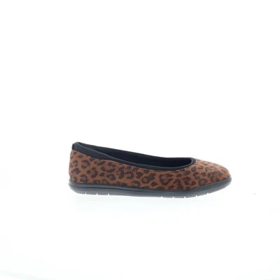 Zapatos planos de ballet Easy Spirit Brylee SEBRYLEE para mujer marrón gamuza sin cordones Foto 1 de 4