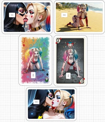 Harley Quinn сексуальный Hot банкомат дебет кредитной карты кожи стикер DC Comics Batman аниме  - Изображение 1 из 4