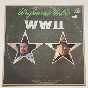 Waylon Jennings Willie Nelson WWII Vinyl Record 12” 33 RPM APL1-4455 RCA 1982 - Picture 1 of 24