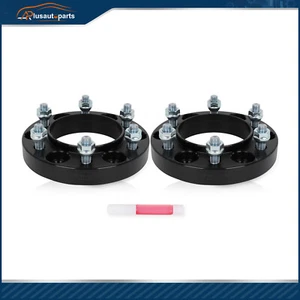 2X 1" 6x5.5 Hubcentric Wheel Spacers For Toyota Tacoma 4WD 6 Lug 4Runner Sequoia - Picture 1 of 9