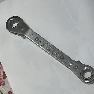 Craftsman Wrench Offset 6 Point Box End Ratcheting # 43653 USA 1/2" - 9/16"