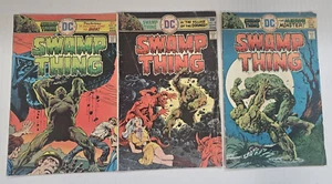 Lot of 3 The line of DC Super Stars Swamp Thing Comic Issues #1, #19 & #20 - Picture 1 of 16