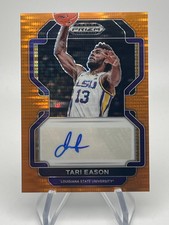 2022 Prizm Draft Picks TARI EASON Orange Pulsar Rookie Auto /49 #DP-TEA Rockets