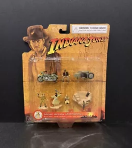 INDIANA JONES MICRO ACTION MOTORCYCLE SEALED Disney Theme Park Exclusive Set 7 - Picture 1 of 13