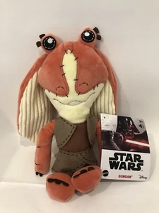 Barattolo di peluche Star Wars Gungan Binks Galaxy's Edge DIFETTO RARO - Suono Wookiee - Foto 1 di 3