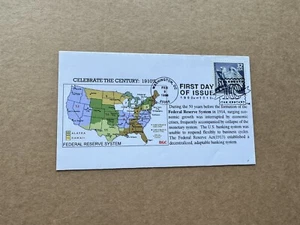 US Celebrate Century FDC#3183 (1910-02) Federal Reserve System +Decentralized - Picture 1 of 1
