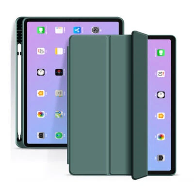 Case for iPad 10.2 7th 8th 9th 10th Gen Pro 11 Air 4 5 Stand Cover Pencil Holder - Image 1 of 4